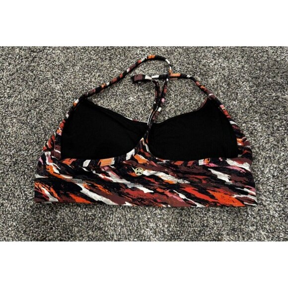 Lululemon Lunar New Year Flow Y Nulu Bra *Light Support, B/C Cup Tiger Tide Sz 8 - Picture 3 of 4